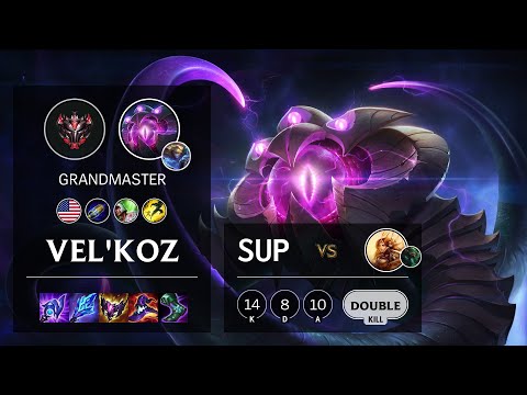Vel'Koz Support vs Leona - NA Grandmaster Patch 11.24b