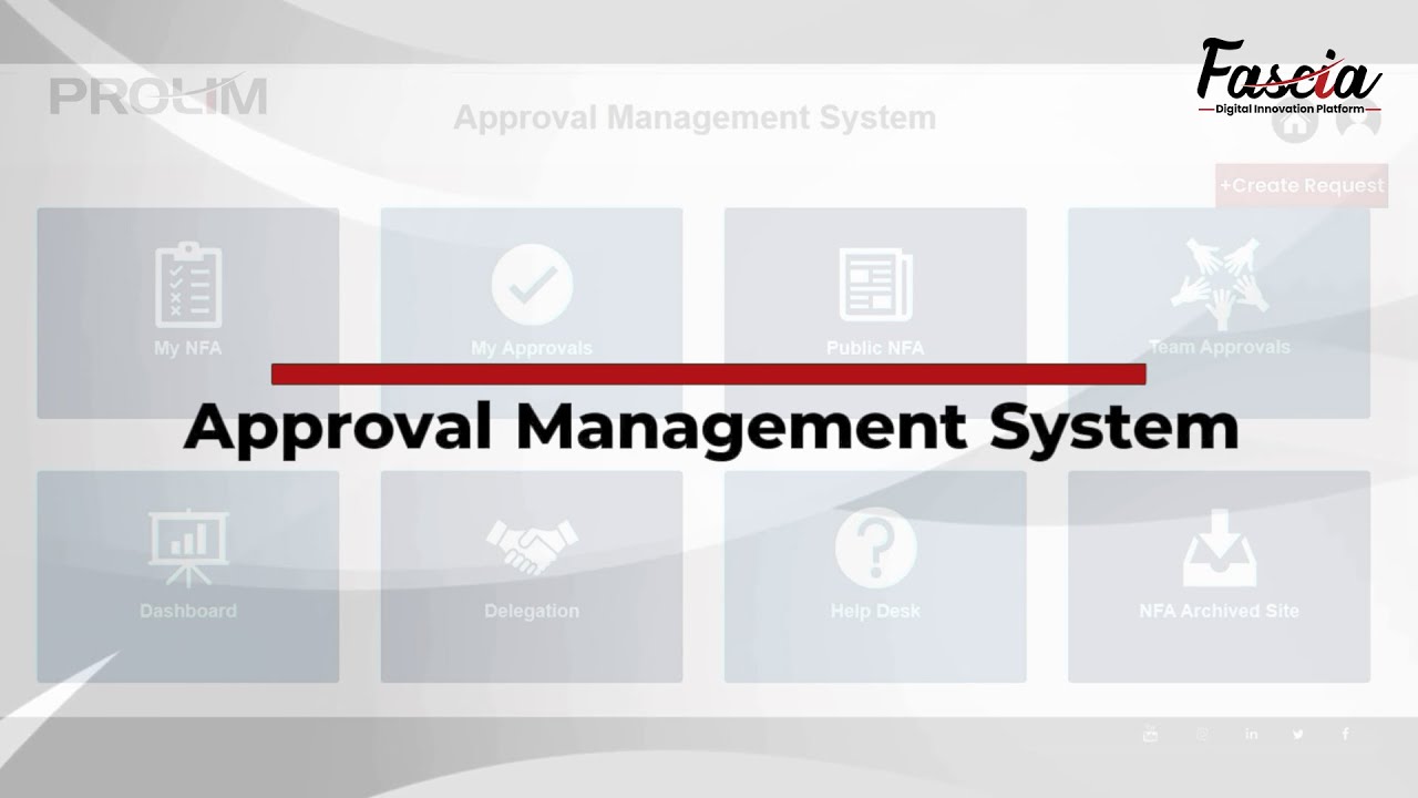 Approval Management System - Mendix Solution -  FASCIA