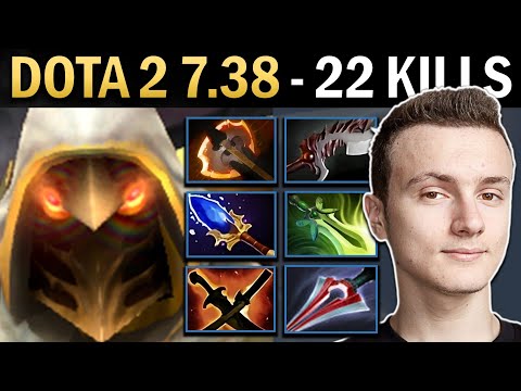 Juggernaut Gameplay Miracle with 22 Kills and Blade - Dota 2 7.38