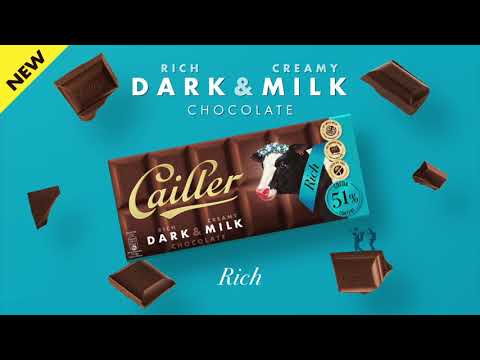 Cailler Dark & Milk Tablet range 16/9