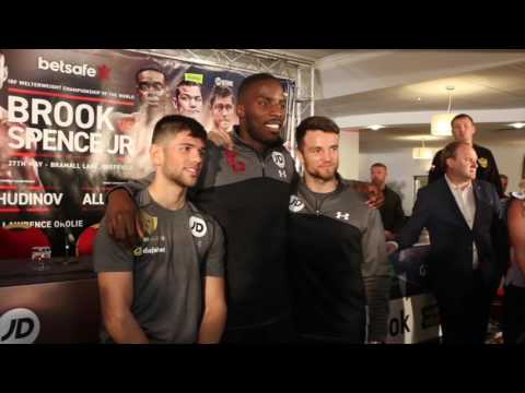 3 BROTHERS! - LAWRENCE OKOLIE, ANTHONY FOWLER & JOE CORDINA SET TO SHINE ON BROOK v SPENCE CARD
