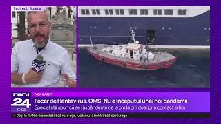 OMS, despre alerta privind hantavirusul: „Nici începutul unei epidemii, nici al unei pandemii”