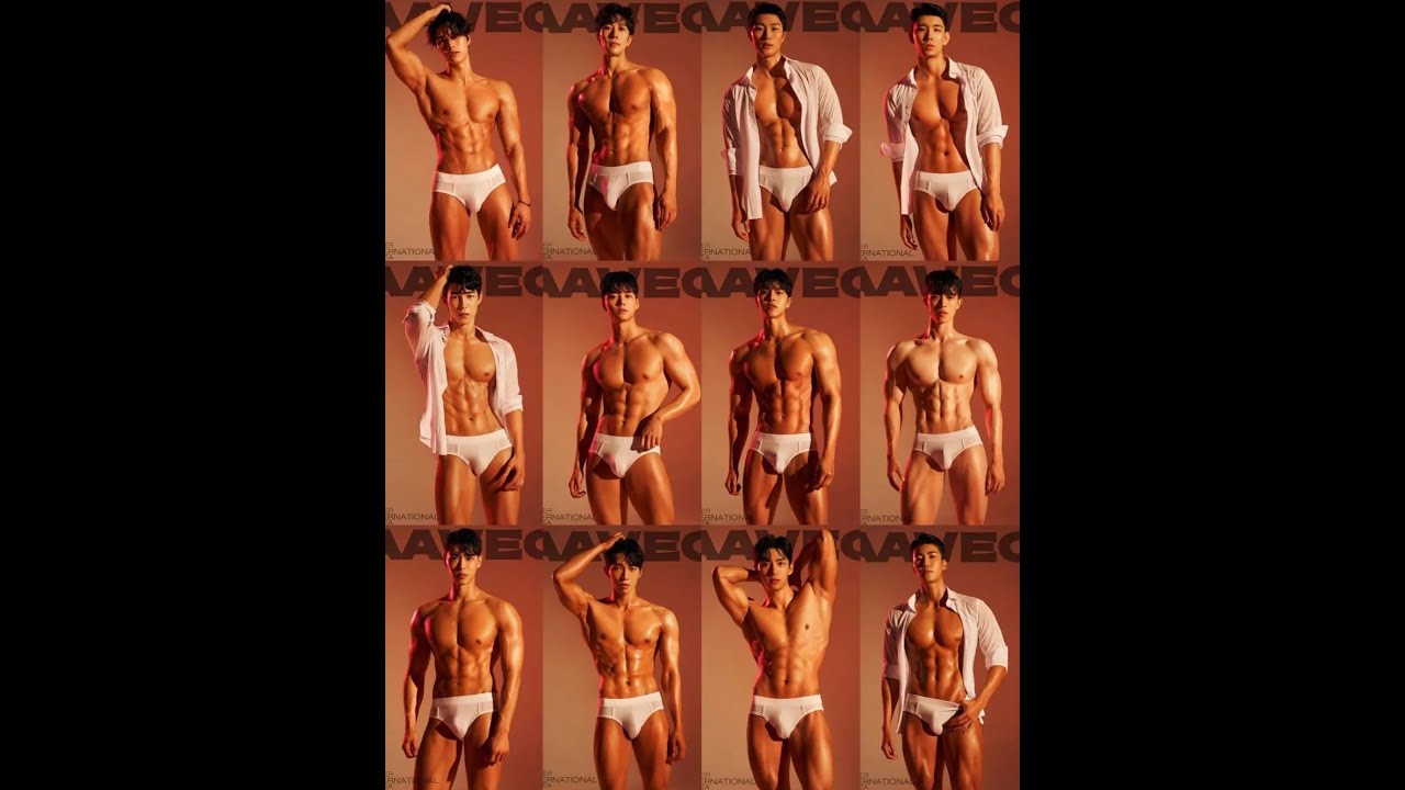 Mister International Korea 2022 34 Finallists Interview on AAVEC Underwear  Part1 (No 1~ No 13)