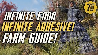 Fallout 76 INFINITE ADHESIVE & FOOD GUIDE! #Fallout76