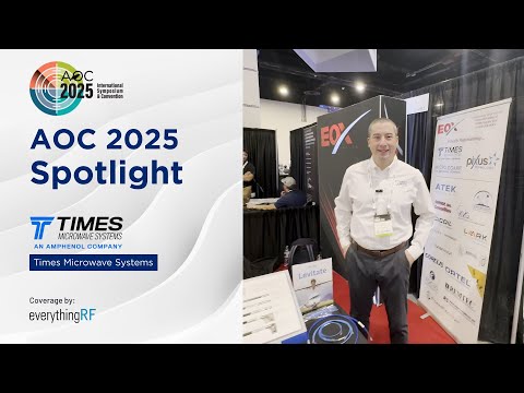 AOC 2025 Spotlight: Times Microwave Systems Previews Levitate Lightweight UAV Cable Line