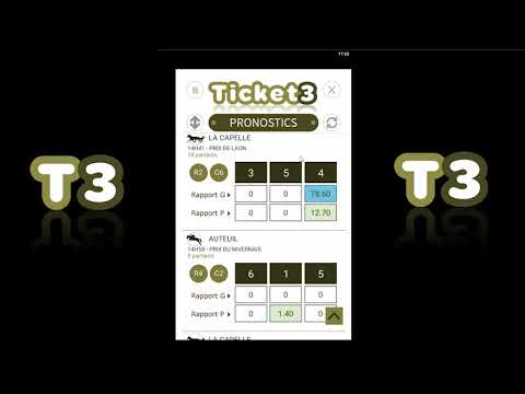Ticket3 - N°1 des Pronostics h