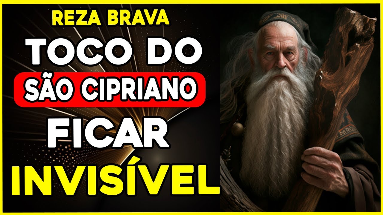 REZA BRAVA DO TOCO SÃO CIPRIANO PARA FICAR INVISÍVEL