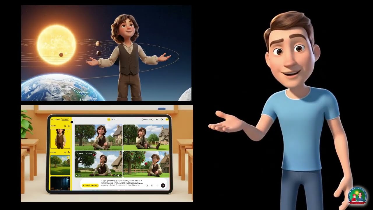 Miniatura del video: Crea Imágenes Estilo Pixar con IA: Isaac Newton