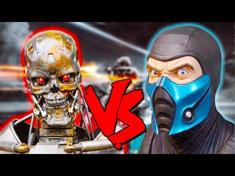 Sub-Zero Vs Terminator Apocalypse - Epic Battle - Mortal Kombat Costume Skin Mod