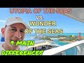 Top 9 Biggest Differences Between Utopia and Wonder of the Seas