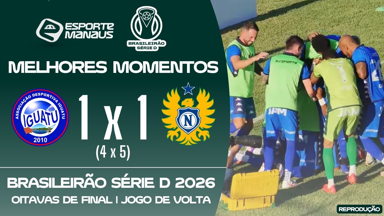 IGUATU-CE 1 (4) X (5) 1 NACIONAL | MELHORES MOMENTOS | OITAVAS DO BRASILEIRÃO SÉRIE D 2026 (VOLTA)