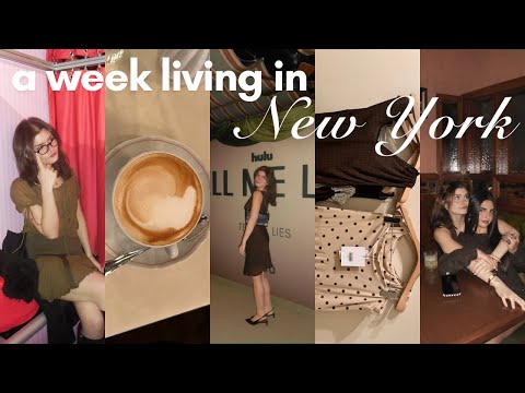 a crazy week living in nyc — events, solo time, and routines
