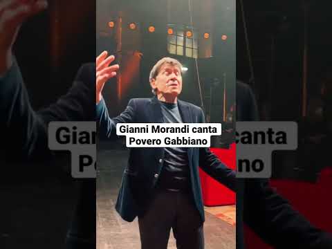 Gianni Morandi canta Povero Gabbiano