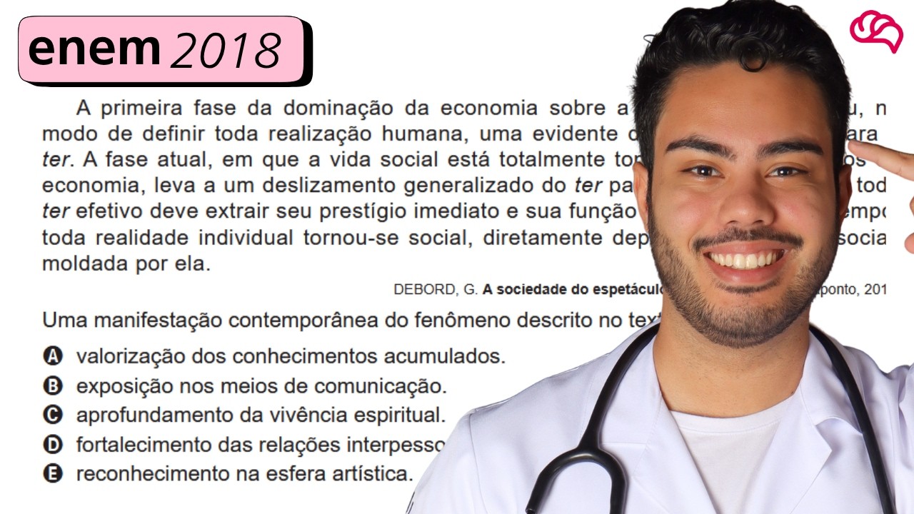 Resolução em Vídeo — Questão 70 ENEM 2018