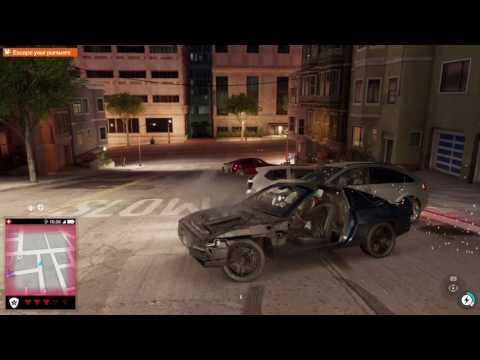 Watch_Dogs 2 playthrough pt7 - INSANE Sandbox Police Chase!
