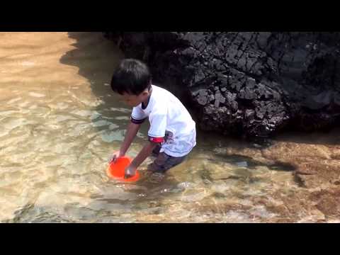 Aditya playing in Curlis Goa beach