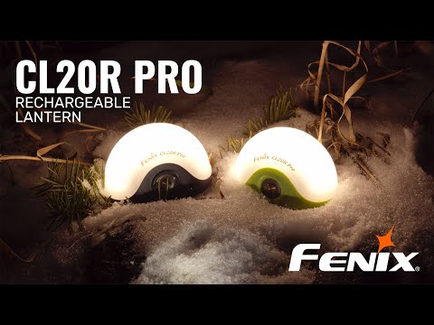 Fenix CL20R PRO Rechargeable Lantern - Max 400 Lumens - Operational and Features Overview Video