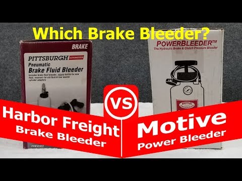 Which Brake Bleeder Should I buy? - A Comparison Between Motive and Harbor Freight?