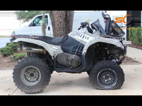 02 Yamaha Grizzly YFM660 HMF Series Muffler Header Exhaust Set 5KM