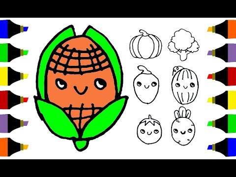 Vegetable Coloring Sheets For Kids