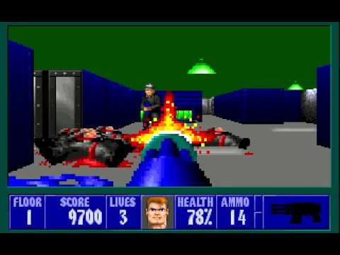 Spear of Destiny : Return to Danger : Floor 1 : 100% + Chain gun