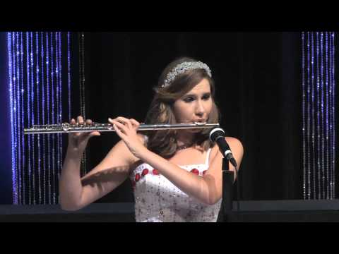 Ruth Cormier Performs a Flute Solo at the  California State Accolades Scholarship Competition - 2012