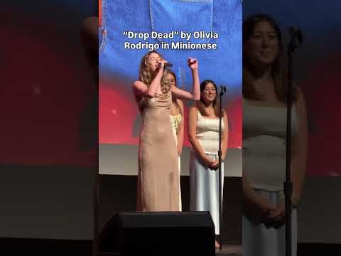 How to sing Drop Dead by Olivia Rodrigo in Minionese #minionsandmonsters