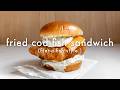 Fried Cod Fish Sandwich Filet O Fish At Home