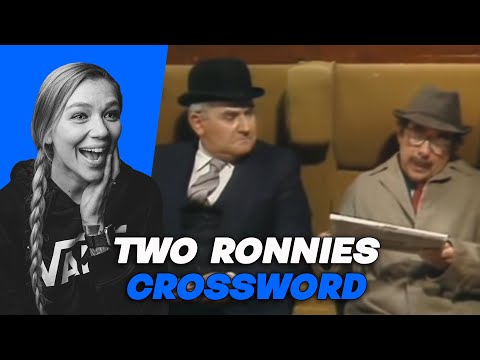 AMERICAN REACTS TO TWO RONNIES CROSSWORD | AMANDA RAE