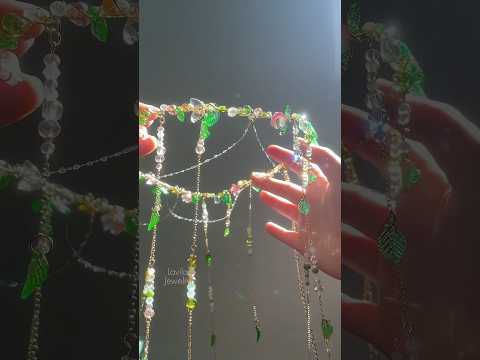 The forest fairy crown✨🧚🏻#fairycore #fairy #crown #jewelrymaking #uvresin