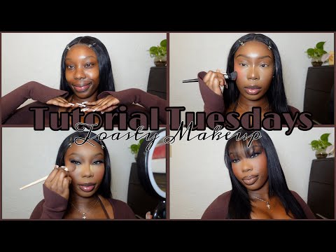 TUTORIAL TUESDAYS : TOASTY MAKEUP EDITION (DARKSKIN FRIENDLY)