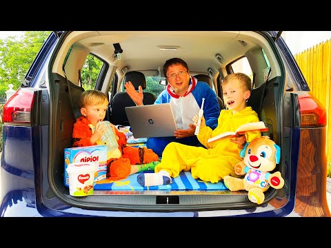 ⏰ 24 de ORE în MAȘINĂ 🚙 doar BĂIEȚII PROVOCĂRI NEBUNE 🤯 !!!