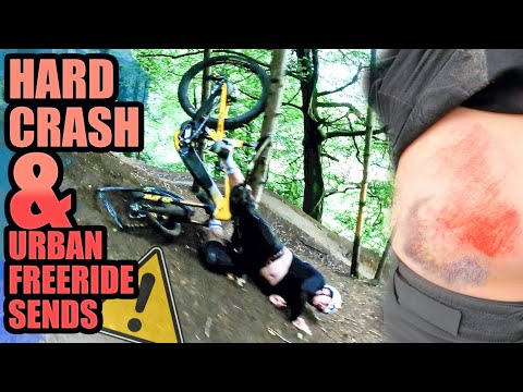 INSANELY HARD FULL SPEED CRASH AND DREAMY URBAN MTB FREERIDE SENDS!
