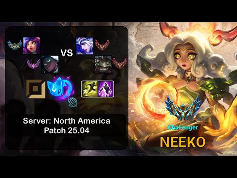 Neeko APC + Senna vs Ashe + Tahm Kench - NA Challenger - Patch 25.04
