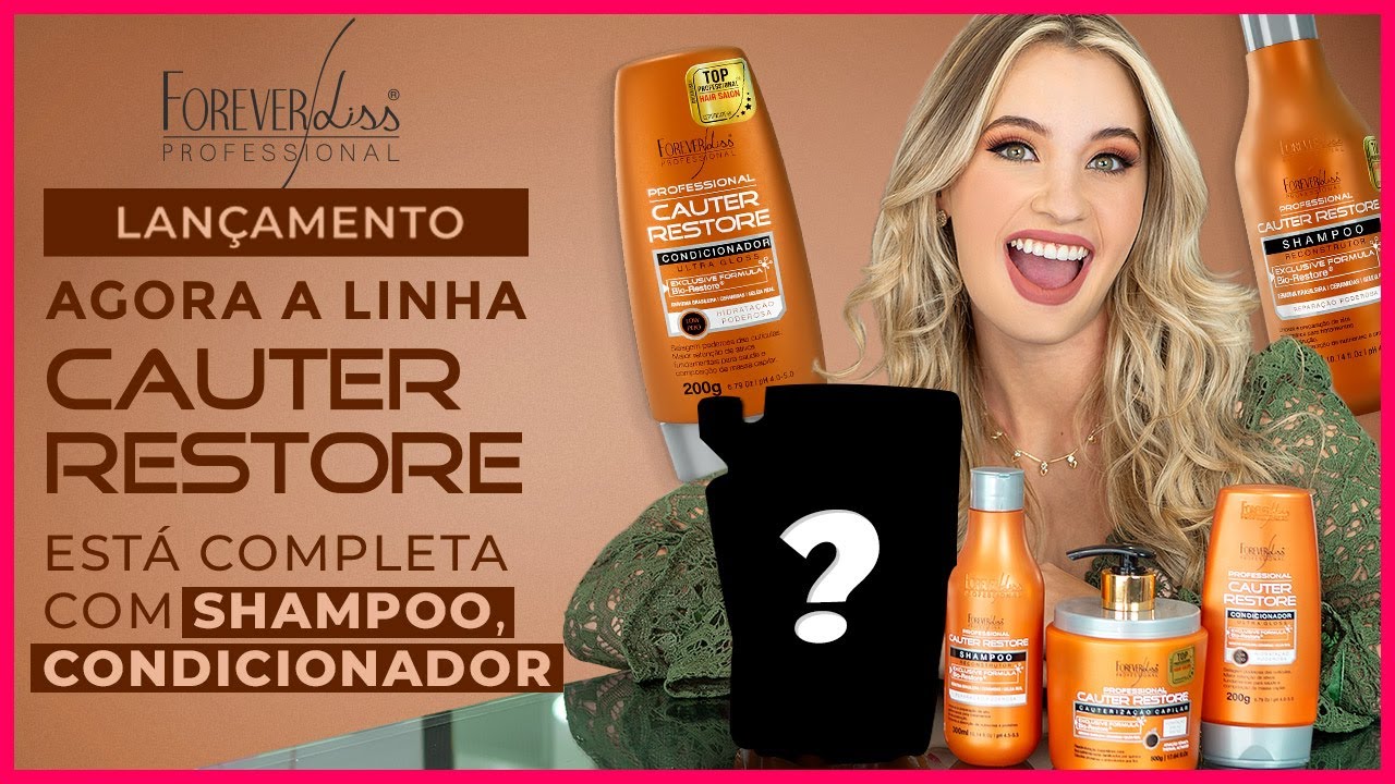 Linha Completa Cauter Restore + refil Forever Liss