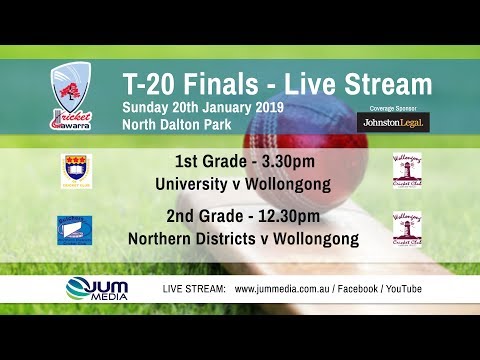 LIVE: Cricket Illawarra - T20 2nd Grade Final - Northern Districts vs Wollongong