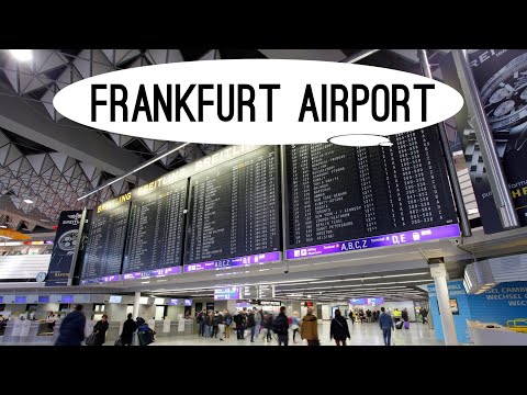 Aeroporto de Frankfurt Durante o trânsito! Compras duty free, sala de embarque!