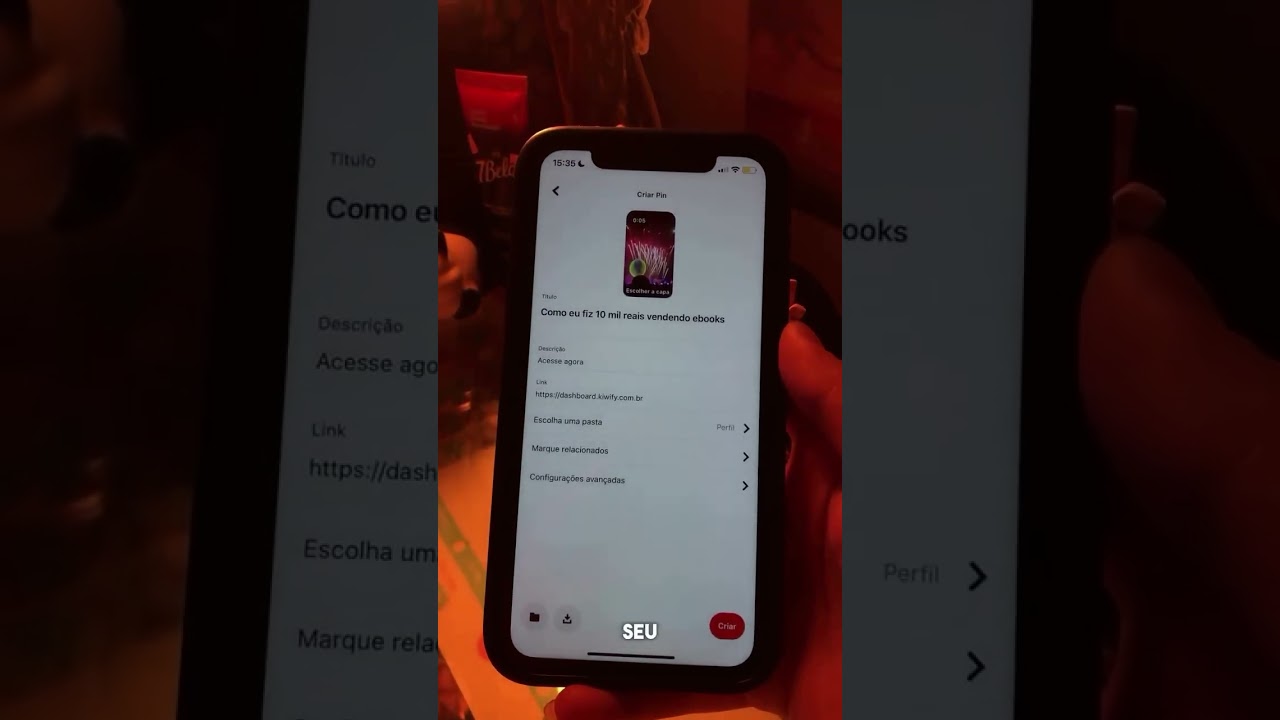 Em menos de 1 minuto eu vou te ensinar a vender na Kiwify através do Pinterest 🚀🔥#infoproduto