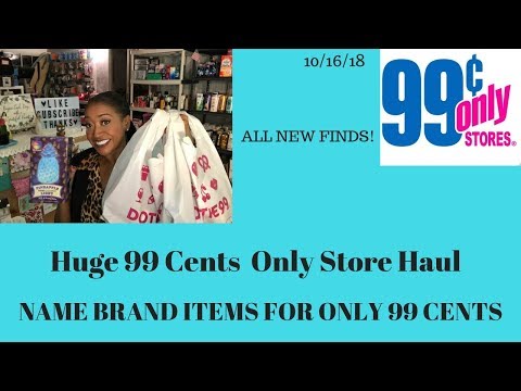99 Cents Only Store Haul 10/16/18~Amazing Name Brand Haul for Only 99 Cents~Lots of New Items 😍