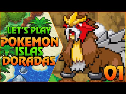 LET'S PLAY : POKEMON ISLAS DORADAS - LEGENDARY ENTEI PEEKS / OUR ADVENTUER STARTS NOW?!? (PART - 01)