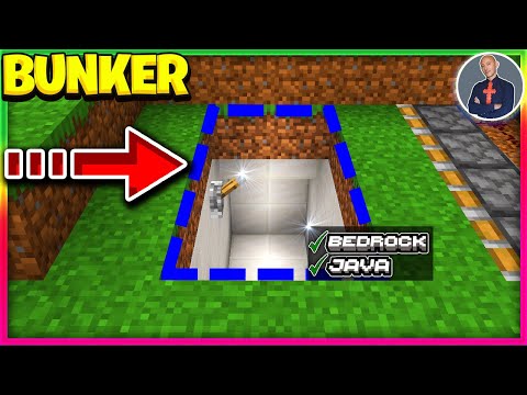 COME FARE UN BUNKER SEGRETO SU MINECRAFT (PS4 SWITCH XBOX PE JAVA BEDROCK)