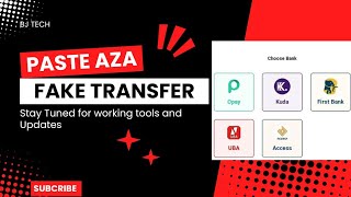 how  to make fake transfer with paste aza 2024