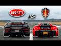 Mein Koenigsegg Regera Gegen Meinen Bugatti Chiron SS 1 2 Meilen DRAG RACE