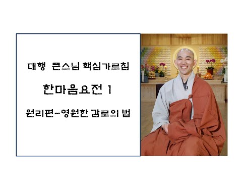 한마음요전1---원리편(대원정사 주지 청강스님)