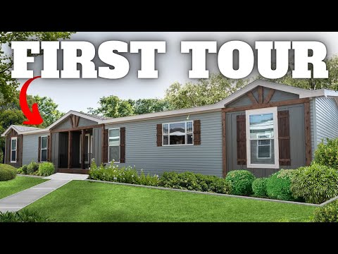 I'm thinking this is my NEW FAVORITE manufactured/modular home floor plan that's out!