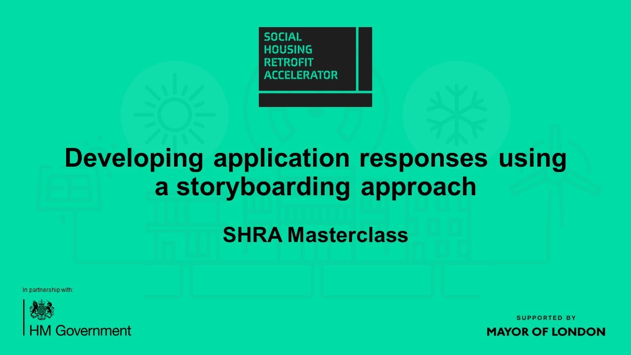 Developing application responses using a storyboarding approach | SHRA Masterclass