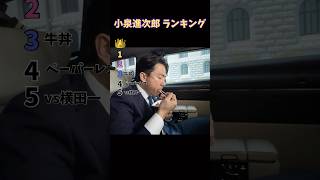 小泉進次郎 ランキング #ランキング  #面白い #政治 #小泉進次郎