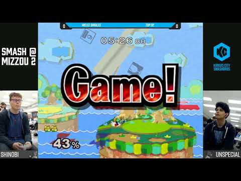 Smash @ Mizzou 2 SSBM - Shinobi (Fox) Vs. Unspecial (Falco) - Winners Quarters