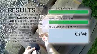 Lifepowr A3 AC power bank charging Mavic Pro batteries
