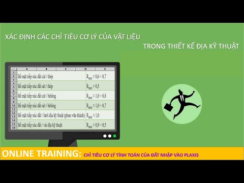 [VẬT LIỆU] - Chỉ tiêu cơ lý tính toán của đất nhập vào Plaxis | @NGUYENQUOCTOI